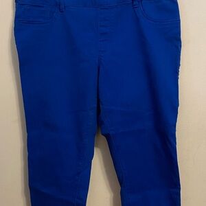 Capri Jeans Blue Pants